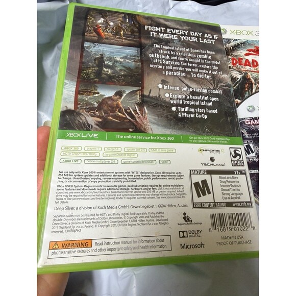 028-042 Xbox 360 Dead Island Game of the Year Microsoft Xbox360 Video Game - Picture 4 of 7